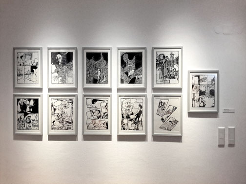 Juni 2019 "Die Comic-Kunst des Erzählens" - Originale und Skizzen aus "Das Urteil", Heinrich Heine Institut Düsseldorf