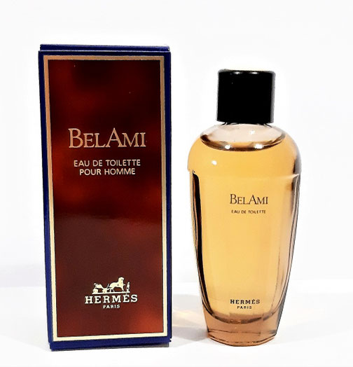 HERMES - BEL AMI : ANCIENNE MINIATURE EAU DE TOILETTE POUR HOMME