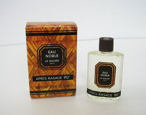 EAU NOBLE - APRES RASAGE 90° - 9 ML - BOUCHON PLASTIQUE MARRON STRIE