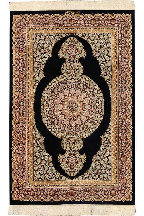 タギーペルシャ絨毯　草木染ウール絨毯