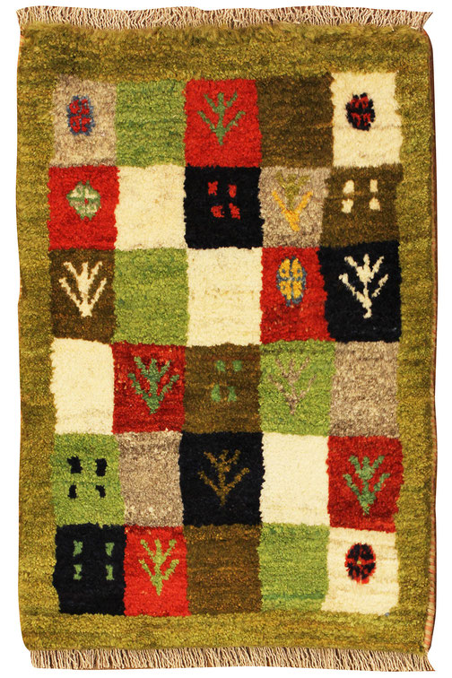 タギーペルシャ絨毯　玄関サイズギャッベ