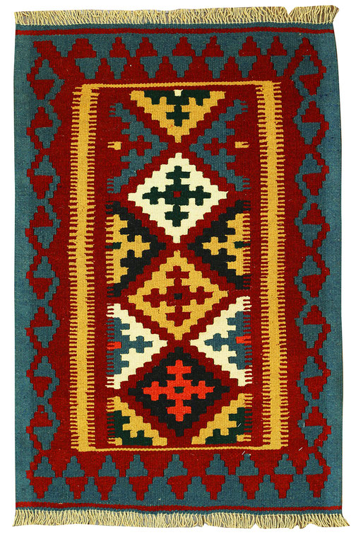 タギーペルシャ絨毯　クムシルク絨毯 