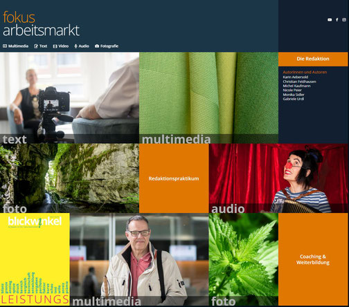 Foto Relaunch Website www.fokus-arbeitsmarkt.ch
