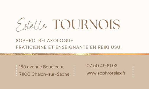 Estelle Tournois EI - Cabinet de Sophrologie Reiki Energétique à Chalon-sur-Saône