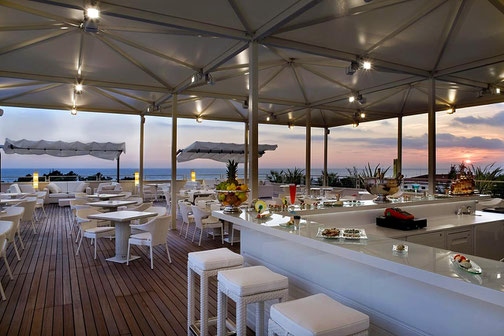 Thirrenisches Meer Mittelmeer, Bar, Lounge, Cocktails, Versilia, Meerblick ,Toskana, Forte dei Marmi
