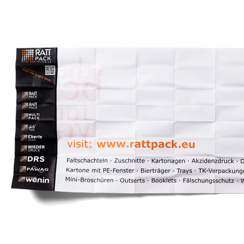 One-stop store for FMCG - e.g. paper package inserts from RATTPACK®.