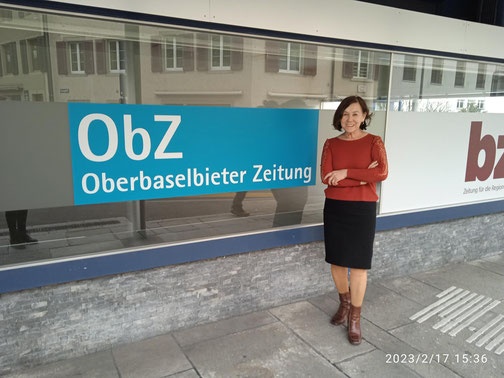 ObZ-Redaktionsgebäude, Liestal, Februar 2023