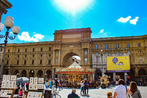 Florenz, Toskana, Italien, Altstadt, Die Traumreiser