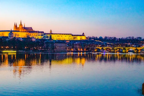 Prag, Altstadt, Die Traumreiser, Moldau, Hradschin