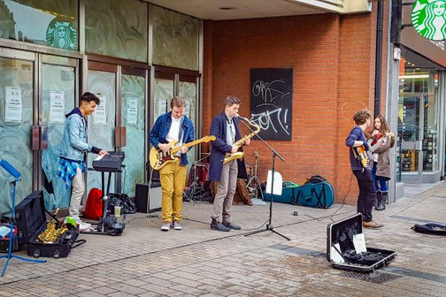 Musiker, Straßenmusiker, Belfast, Nordirland, Reisetipps, Die Traumreiser