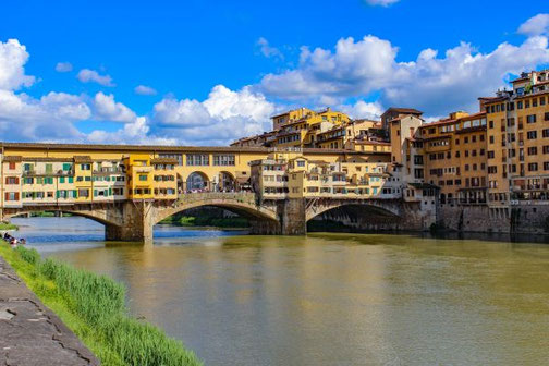 Florenz, Toskana, Italien, Ponte Veccio, Die Traumreiser
