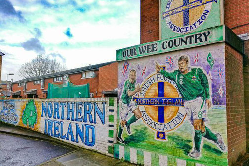Belfast, Nordirland, Die Traumreiser, Mural