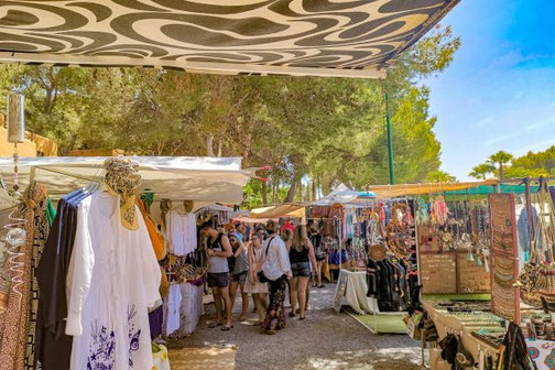 Ibiza, Eivissa, Balearen, Hippie Markt, Punta Arabi, Die Traumreiser