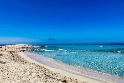 Formentera, Balearen, Die Traumreiser, einsame Strände, Buchten, Platja des Illetas
