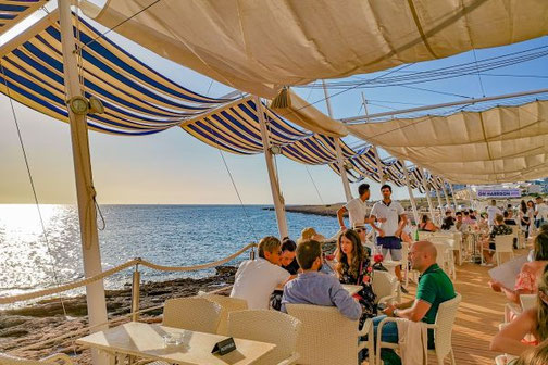 Ibiza, Eivissa, Balearen, Restaurants, Die Traumreiser, Cafe del Mar, San Antonio