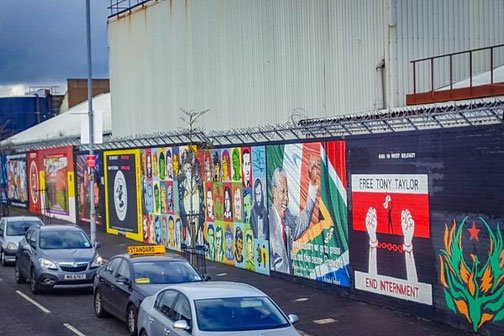 Belfast, Nordirland, Murals, Highlights, Die Traumreiser, Highlights