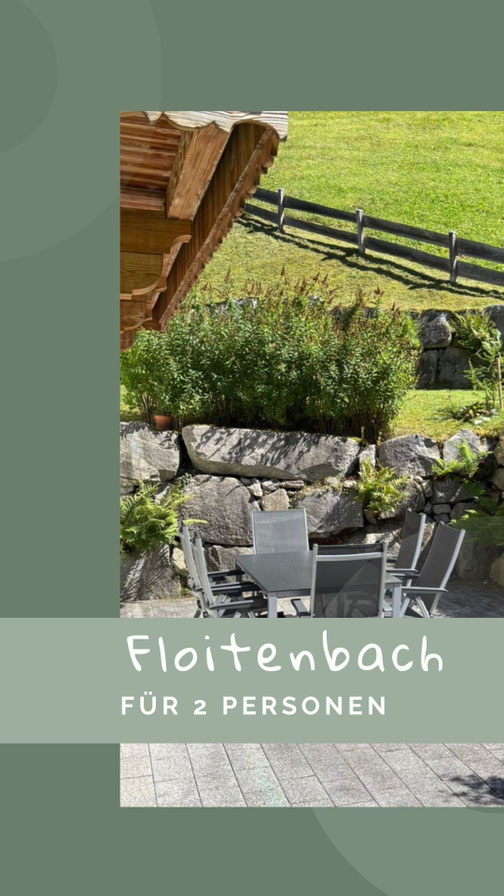 Apartment in Ginzling - Terrasse Floitenbach