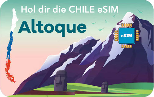 Airalo Chile E-SIM Karte 7-30 Tage 