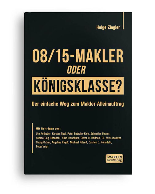 Buch 0815 Makler oder Königsklasse von Helge Ziegler