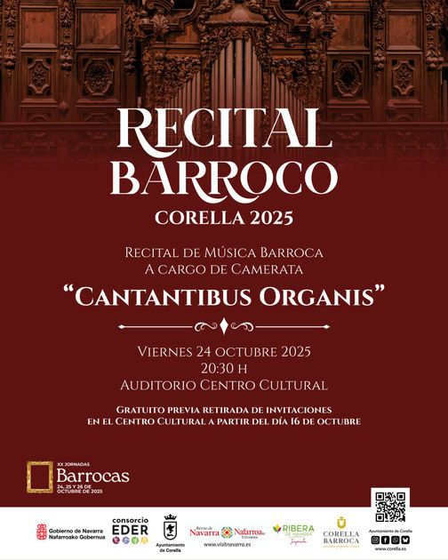 Programa de las Jornadas Barrocas de Corella
