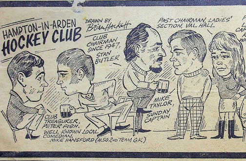 Hockey Club Cartoon from local newspaper