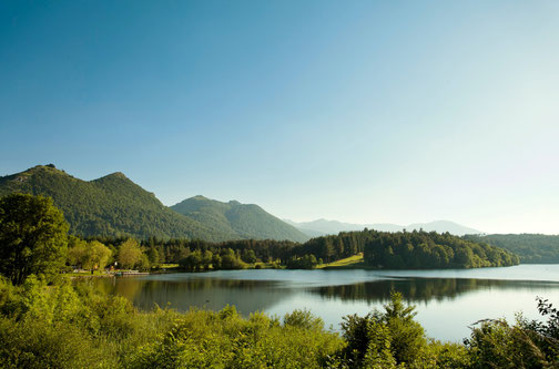 Il lago di Lourdes