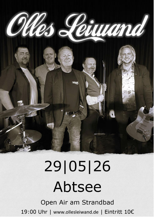 Olles Leiwand spielt Austropop beim Open Air am Abtsee