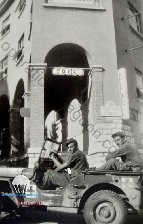 509's member along the riviera. Oct 1944