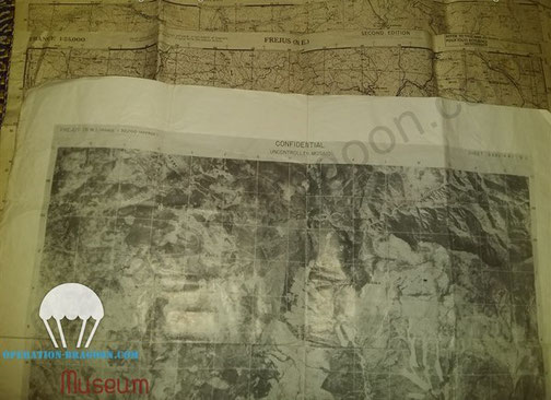 John BRADOVICH "D" day maps and air picture of the landing Zone