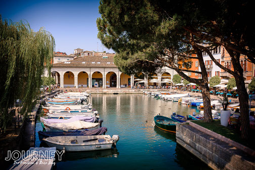 Der Hafen von Desenzano, am Gardasee