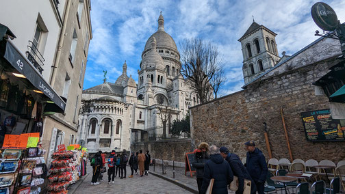 Die Kirche Sacre Coeur in Paris.