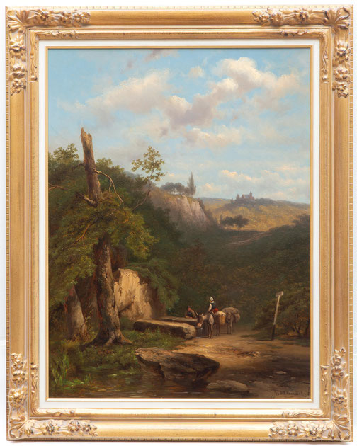 te_koop_aangeboden_een_schilderij_van_de_kunstschilder_johannes_hermanus_barend_koekkoek_1840-1912_hollandse_school