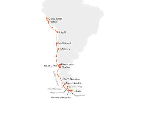 INS2804 Reiseroute mit HANSEATIC inspiration