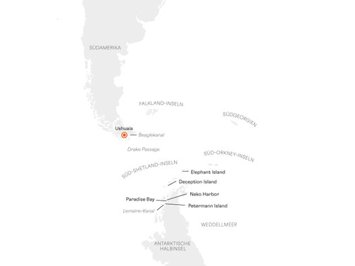 SPI2819 Reiseroute mit HANSEATIC spirit