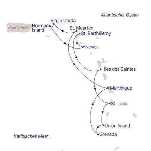 SCS-2505 Karibikreise Sea Cloud Spirit