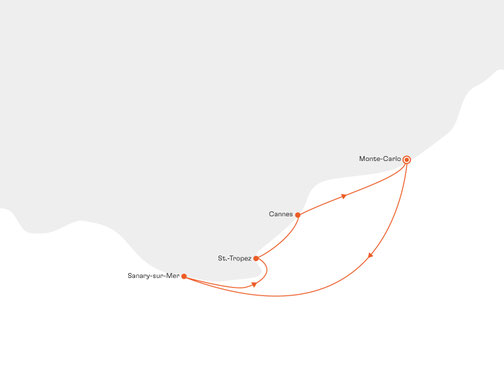 EUR2812 Reiseroute mit MS EUROPA