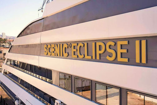 Außenfassade der Scenic Eclipse 2