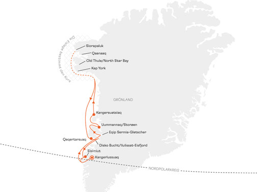 INS2812 Reiseroute mit HANSEATIC inspiration