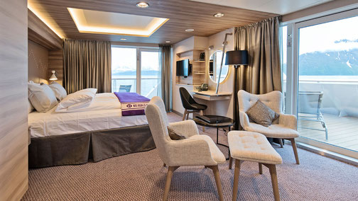 Kabinenkategorie MC - Eck-Suite MS Fridtjof Nansen