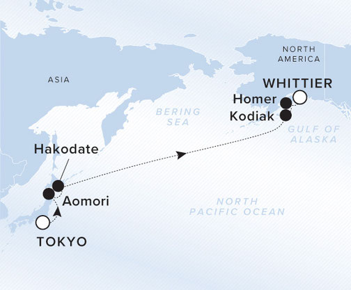 Luminara Routenkarte Pazifikreise - Ritz Carlton