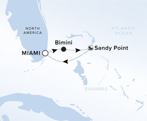 Reiseroute mit Ilma von Miami nach Miami
