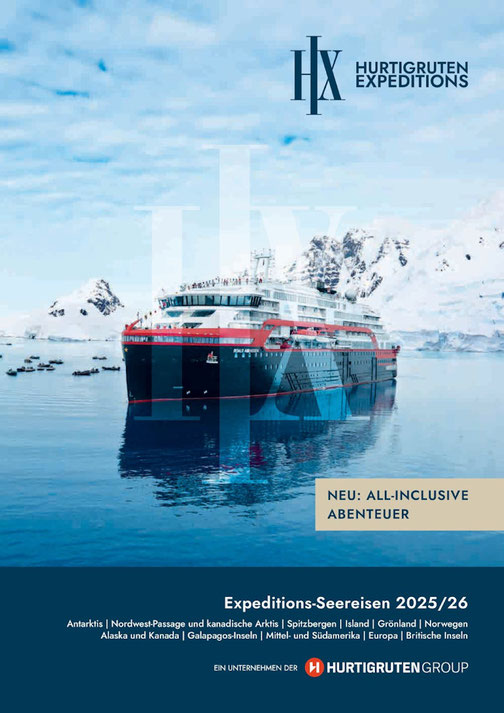 Katalog Reiseroute HX Hurtigruten Expeditions 2024 - 2025