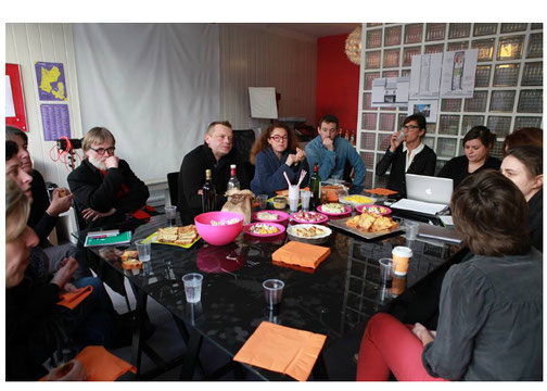 Le collectif qui a réfléchi à la création de la Cocotte.