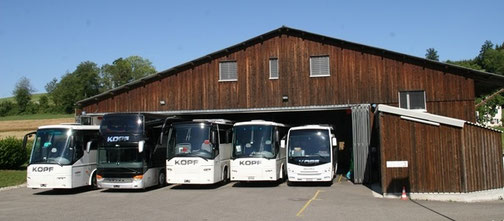 Die Fahrzeugflotte von Kopf Reisen – für Klassenlager, Ferienlager und Teamevents das passende Fahrzeug