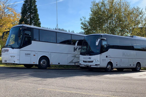 Reisebusse von Kopf Reisen - reisen Sie bequem an den Start und Endpunkt vom Wandertrekking mit dem Reisebus