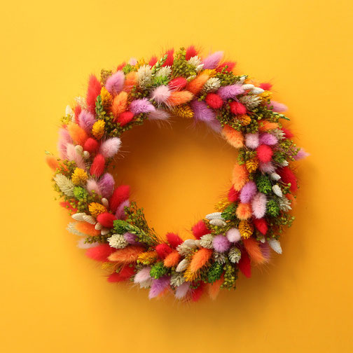 velika noč ostern osterdekoration easter wreath osterkranz osterhase trockenblumen dried flowers easterbunny spring