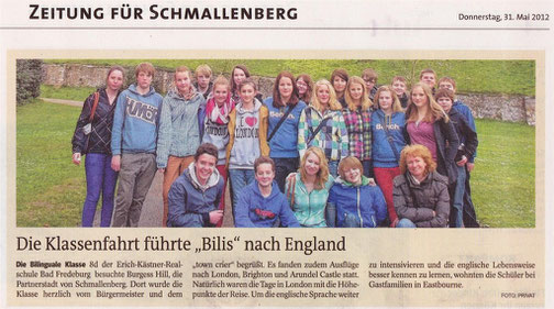 Westfalenpost, 31.05.2012