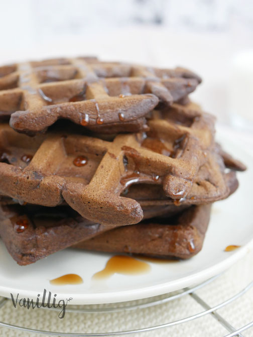 Rezept für Schokoladenwaffeln