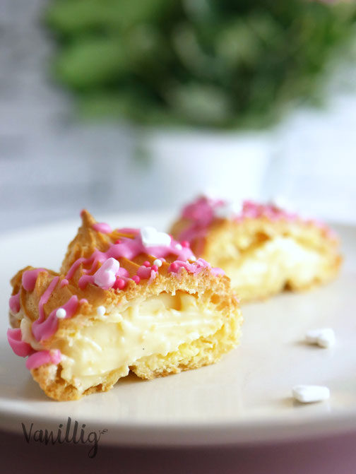 Rezept Eclairs mit Vanillecreme
