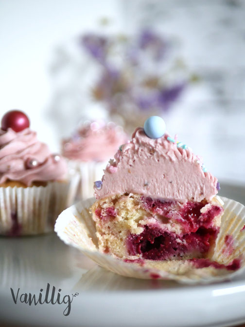 Rezept Himbeere Cupcakes